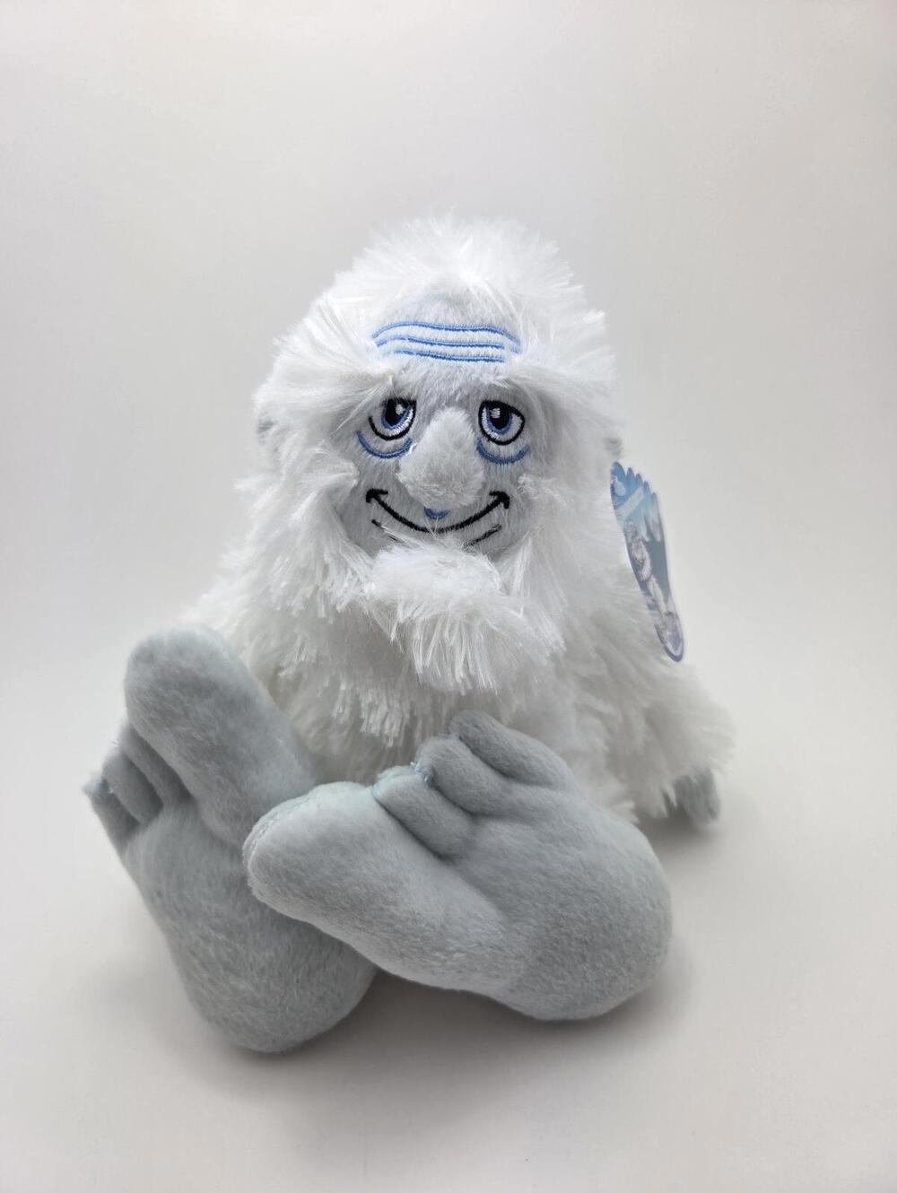 Stuffed Animal House White Yeti Sasquatch Snowsquatch, Vintage NWT (10 inch)